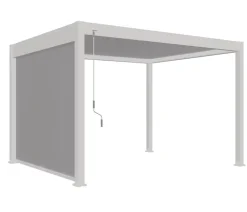 Weide Sonnenrollo für Deluxe Pergola, ca. B265 cm