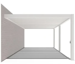 Weide Wand-Pergola Deluxe Plus 4x6, ca. B600/H255/T400 cm