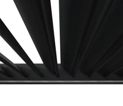 Weide Wand-Pergola LED E-Deluxe Plus 4x6, ca. B600/H255/T400 cm