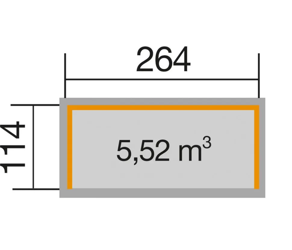 Weka Brennholzlager 663 B