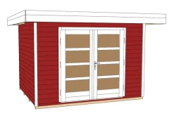 Weka Designhaus 126 Gr.1, ca. B361/H225/T286 cm