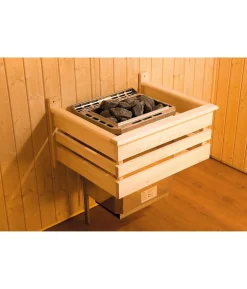 Weka Ecksauna Varberg mit Glastür