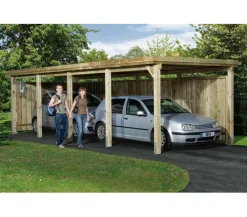 Weka Einzelcarport 617 Gr. 3, ca. B322/H233/T802 cm