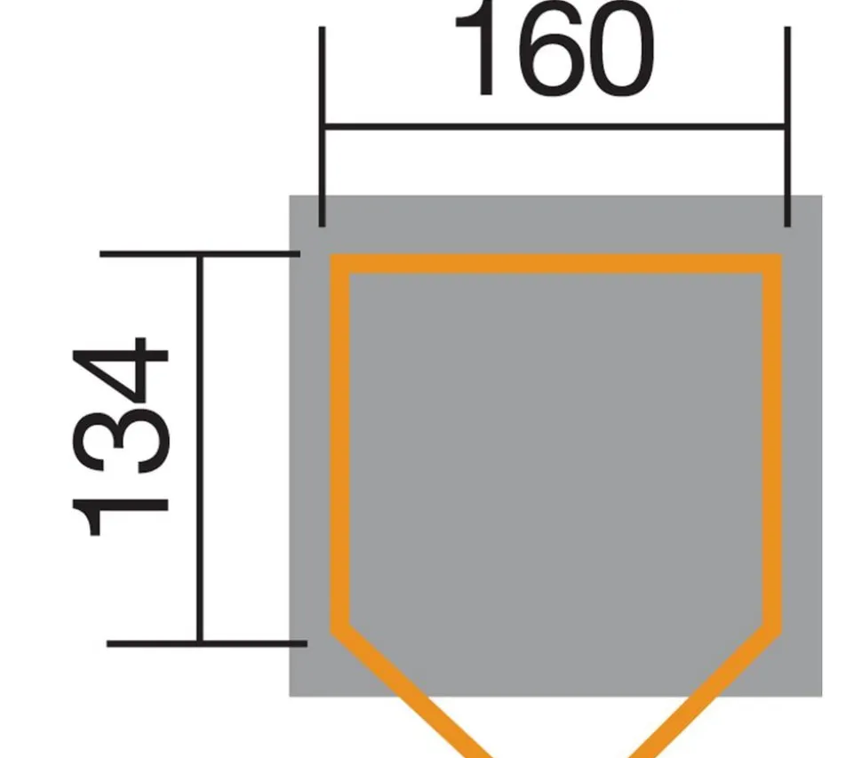 Weka Fahrradgarage, ca. B171/H223/T138 cm