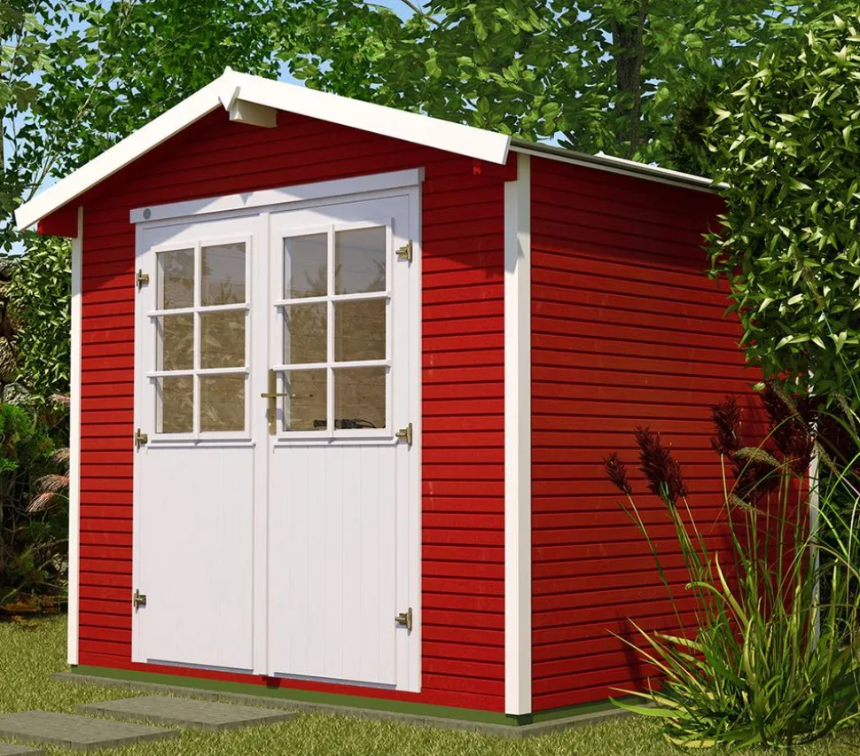 Weka Gartenhaus 218 Gr. 4, ca. B320/H253/T329 cm