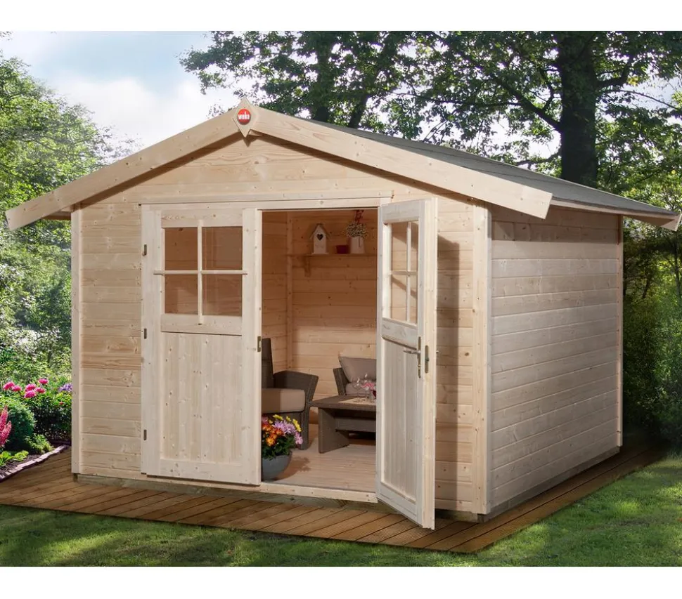 Weka Gartenhaus 122 Gr. 3, ca. B380/H253/T239 cm