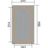 Weka Gartenoase 651 B Gr. 1, ca. B584/H291/T333 cm