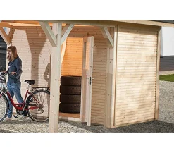 Weka Lagerraum wekaLine für Carports Gr. 2, ca. B294/H203/T205 cm