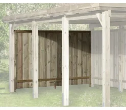 Weka Rückwand für Carports
