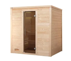 Weka Sauna Bergen mit Glastür