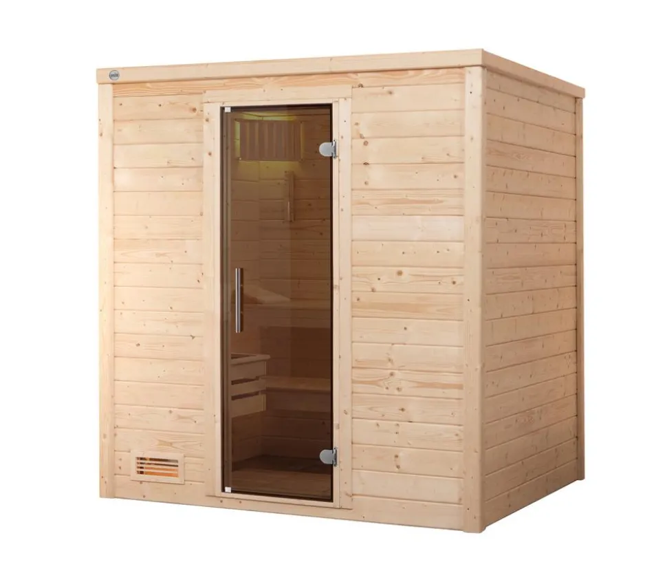 Weka Sauna Bergen mit Glastür