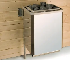 Weka Sauna Sara mit Glastür und Fenster, inkl. Ofen