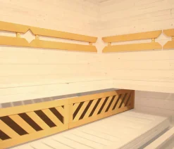 Weka Sauna Sara mit Glastür und Fenster, inkl. Ofen