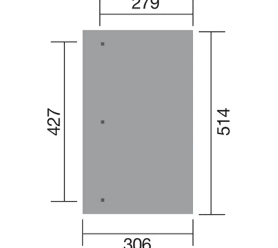 Weka Terrassenüberdachung 671