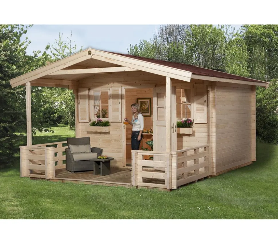 Weka Weekendhaus 138 Gr. 2, ca. B450/H299/T594 cm