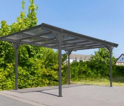 Westmann Aluminium-Carport Helsinki, ca. B305/H232/T503 cm