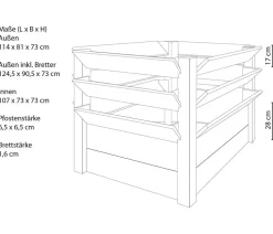 Westmann Holz-Hochbeet Premium