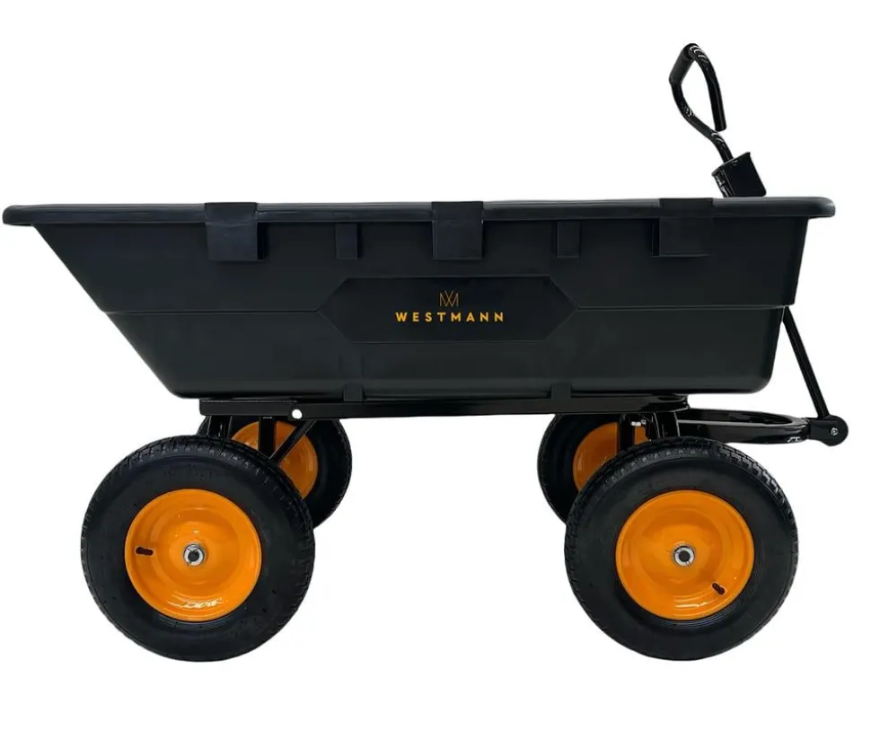Westmann Kunststoff-Gartenwagen mit Kippfunktion Prakta L