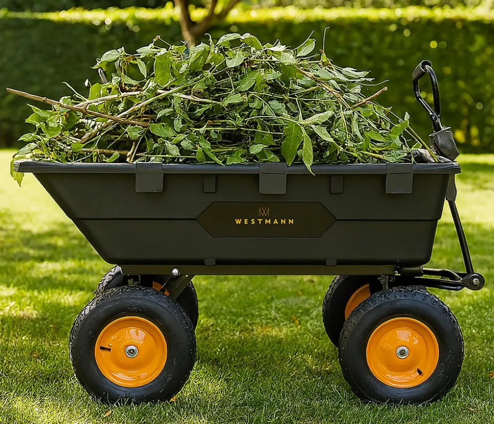 Westmann Kunststoff-Gartenwagen mit Kippfunktion Prakta L
