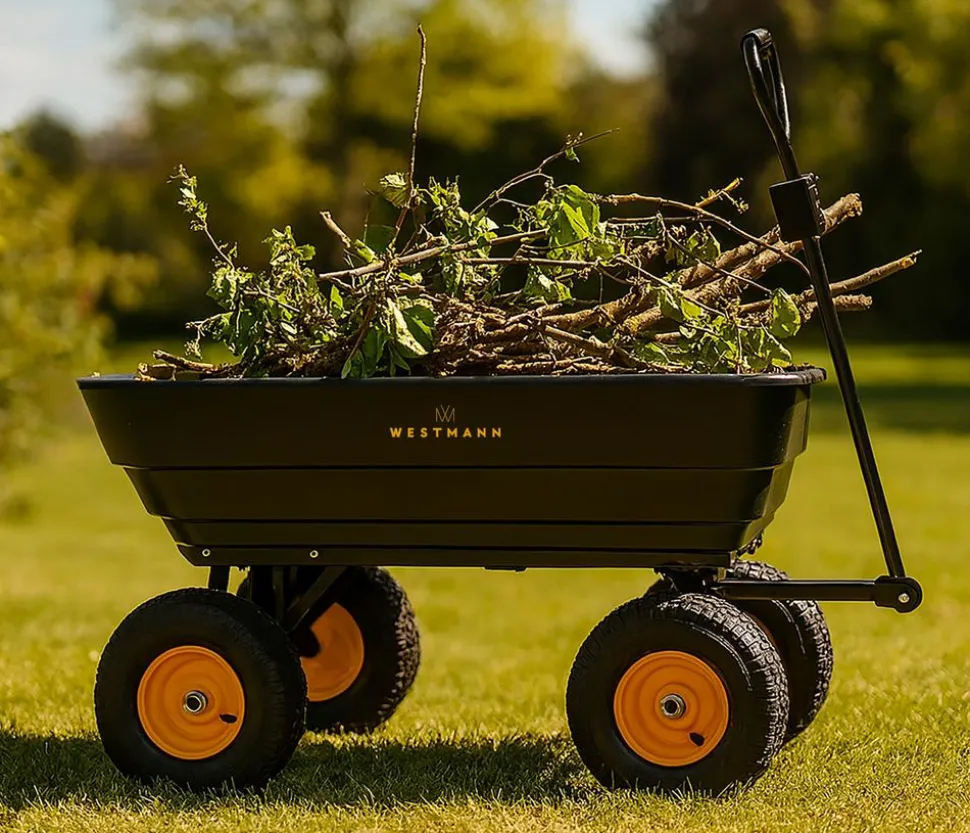 Westmann Kunststoff-Gartenwagen mit Kippfunktion Prakta M