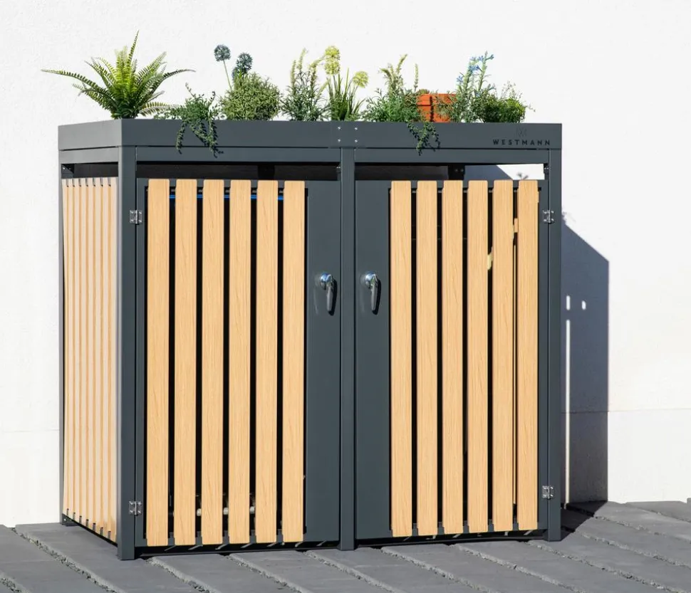 Westmann Mülltonnenbox 240 l, ca. B134/H125/T84 cm