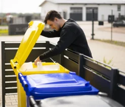 Westmann Mülltonnenverkleidung Planum 5er Box, ca. B410/H120/T90 cm