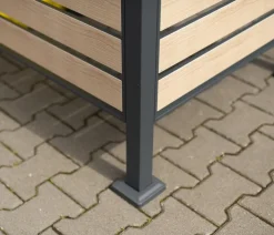 Westmann Mülltonnenverkleidung Planum 5er Box, ca. B410/H120/T90 cm