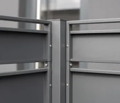 Westmann Mülltonnenverkleidung Planum 4er Box, ca. B330/H150/T90 cm