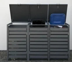 Westmann Mülltonnenverkleidung Kubus 3er Box, ca. B200/H116/T80 cm