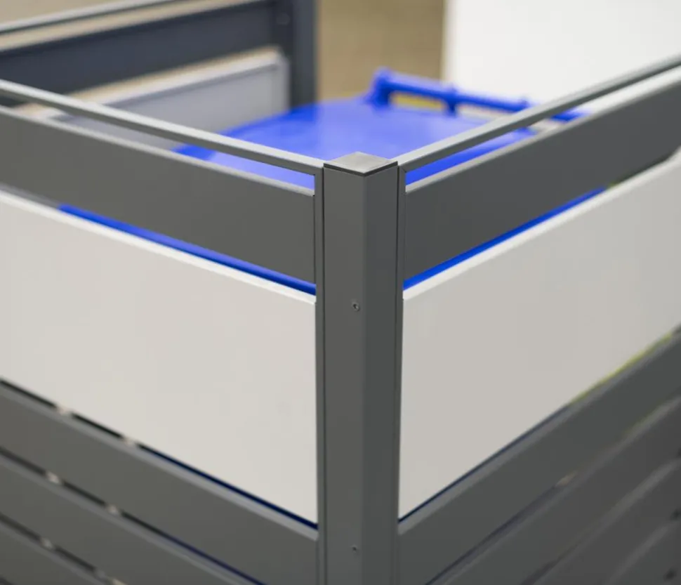 Westmann Mülltonnenverkleidung Planum 1er Box, ca. B90/H120/T90 cm