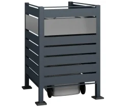 Westmann Mülltonnenverkleidung Planum 1er Box, ca. B90/H120/T90 cm