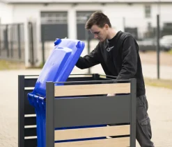 Westmann Mülltonnenverkleidung Planum 1er Box, ca. B90/H120/T90 cm
