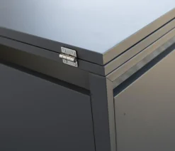 Westmann Mülltonnenverkleidung Kubus 1er Box, ca. B68/H116/T80 cm