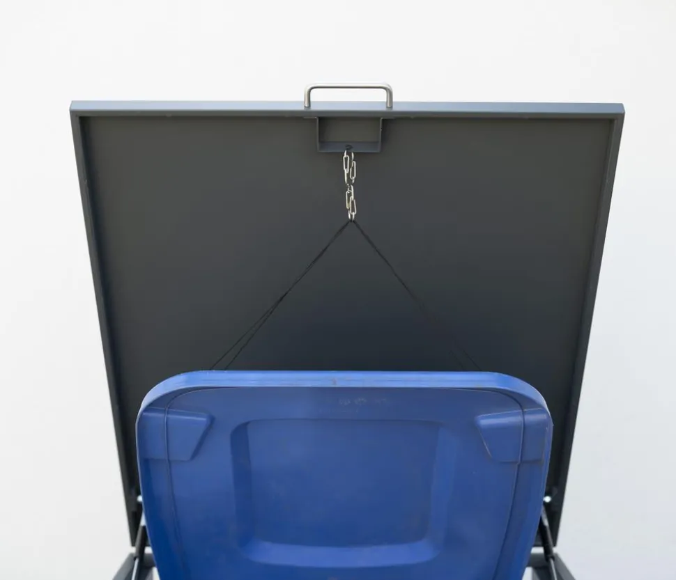 Westmann Mülltonnenverkleidung Kubus 1er Box, ca. B68/H116/T80 cm