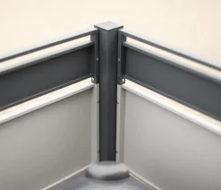 Westmann Mülltonnenverkleidung Planum 2er Box, ca. B170/H120/T90 cm