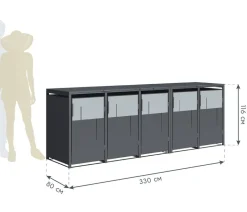 Westmann Mülltonnenverkleidung Tonus