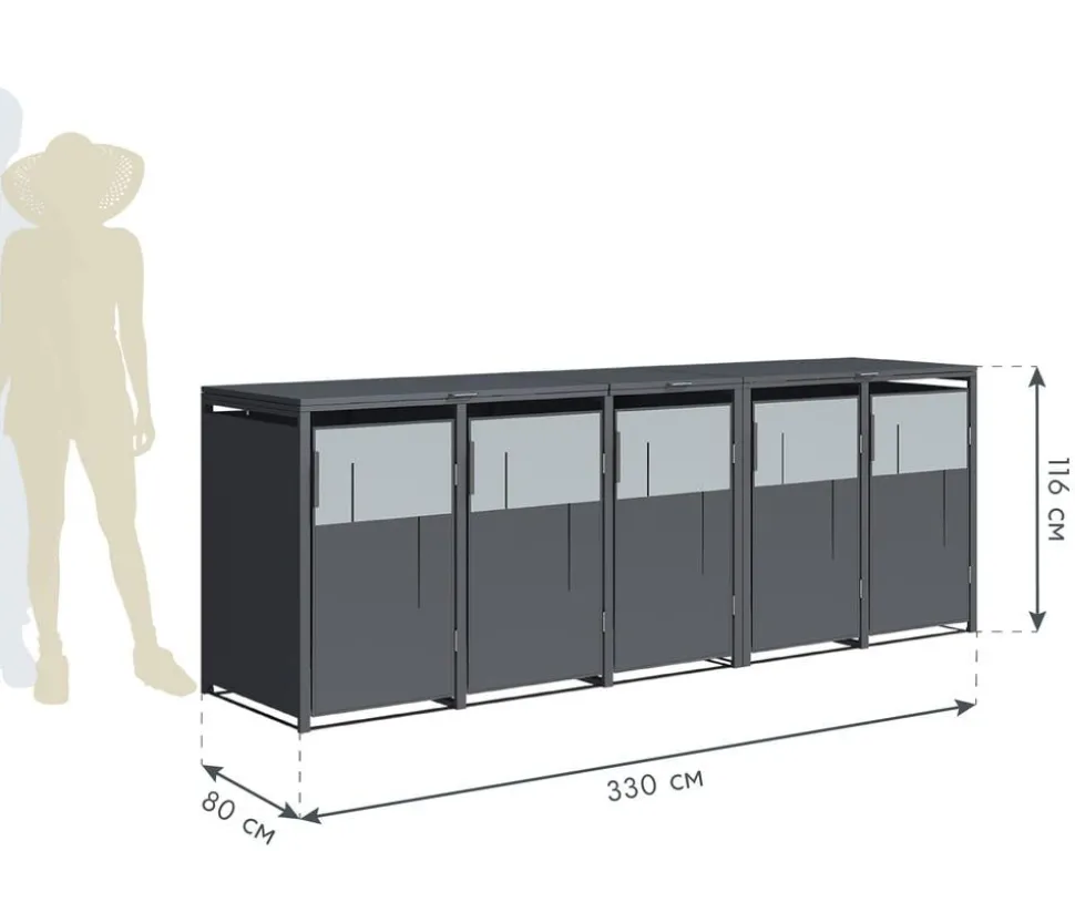Westmann Mülltonnenverkleidung Tonus