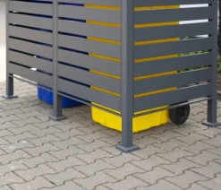 Westmann Mülltonnenverkleidung Planum 2er Box, ca. B170/H150/T90 cm
