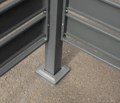 Westmann Mülltonnenverkleidung Planum 5er Box, ca. B410/H150/T90 cm