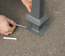 Westmann Mülltonnenverkleidung Planum 5er Box, ca. B410/H150/T90 cm