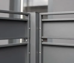 Westmann Mülltonnenverkleidung Planum 5er Box, ca. B410/H150/T90 cm