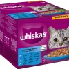 Whiskas® Nassfutter für Katzen Multipack 1+ Fisch in Gelee, Adult, 24 x 85 g