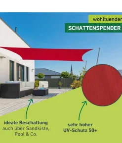 Windhager Sonnensegel Cannes, rechteckig, ca. B400/T300 cm