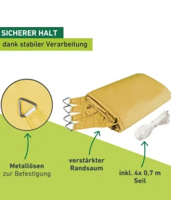Windhager Sonnensegel Cannes, quadratisch, ca. B400/T400 cm