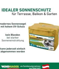 Windhager Sonnensegel Cannes, quadratisch, ca. B500/T500 cm