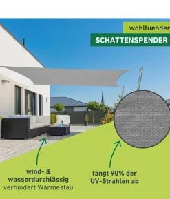 Windhager Sonnensegel Capri, rechteckig, ca. B400/T300 cm
