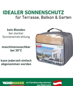 Windhager Sonnensegel Capri, rechteckig, ca. B500/T400 cm