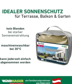 Windhager Sonnensegel Capri, rechteckig, ca. B400/T300 cm