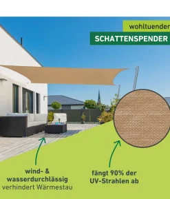 Windhager Sonnensegel Capri, rechteckig, ca. B400/T300 cm