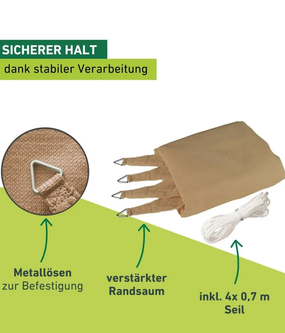 Windhager Sonnensegel Capri, rechteckig, ca. B400/T300 cm